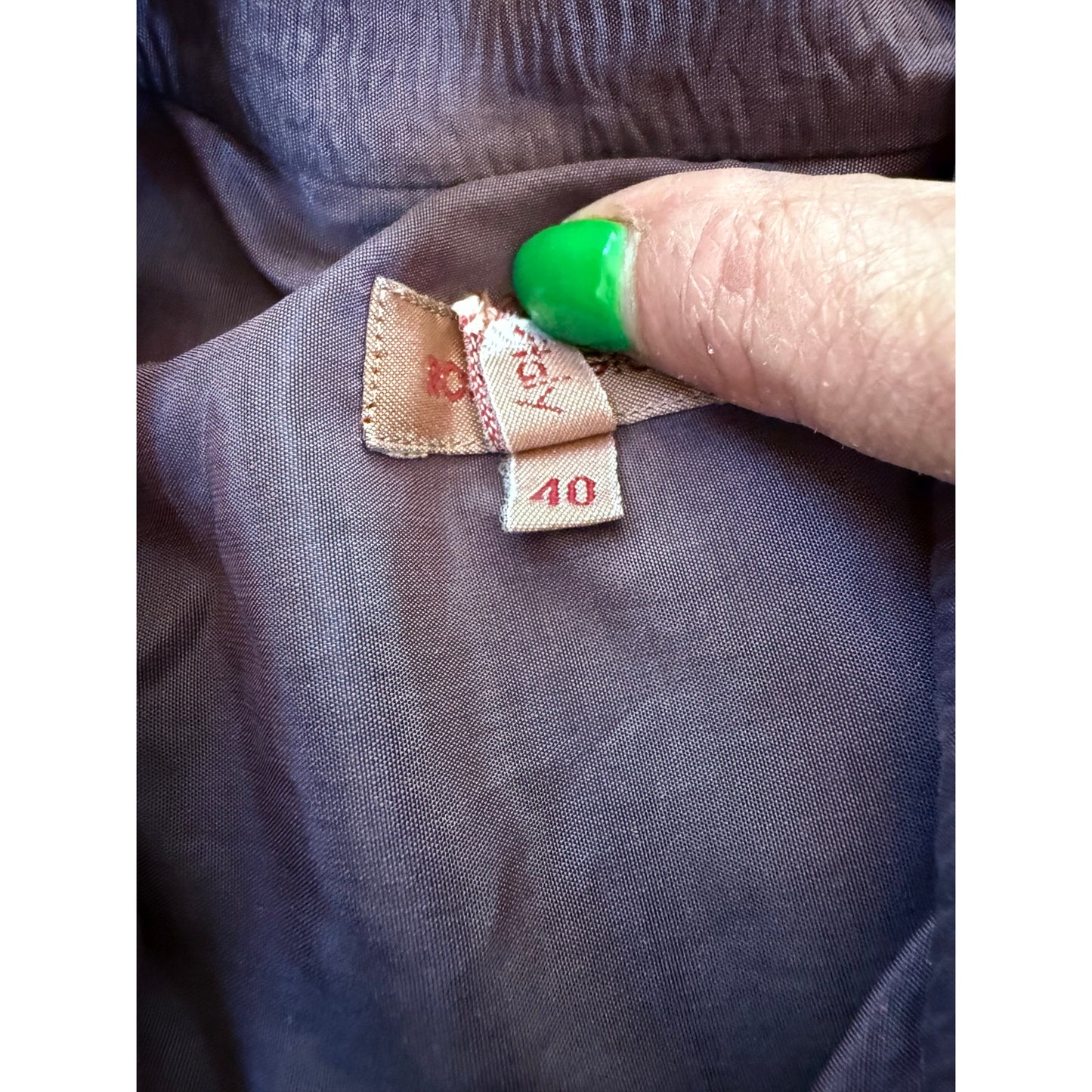 Iconic 1993 blouse with scarf collar and ruched sleeves IT40