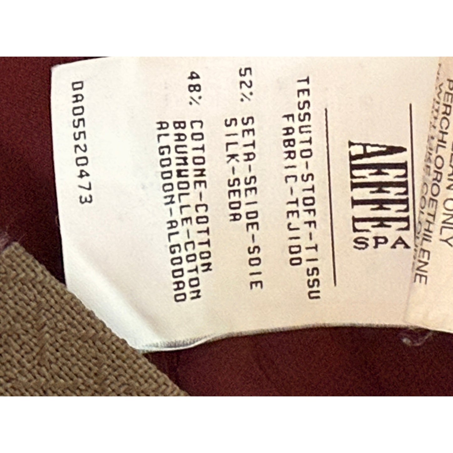 Early ’90s  blazer with photo-collage trompe-l’œil print.