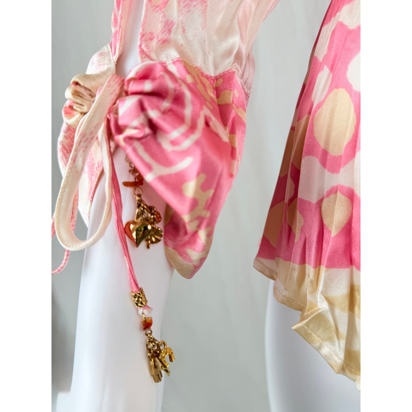 Y2K Roberto Cavalli vintage silk blouse size X