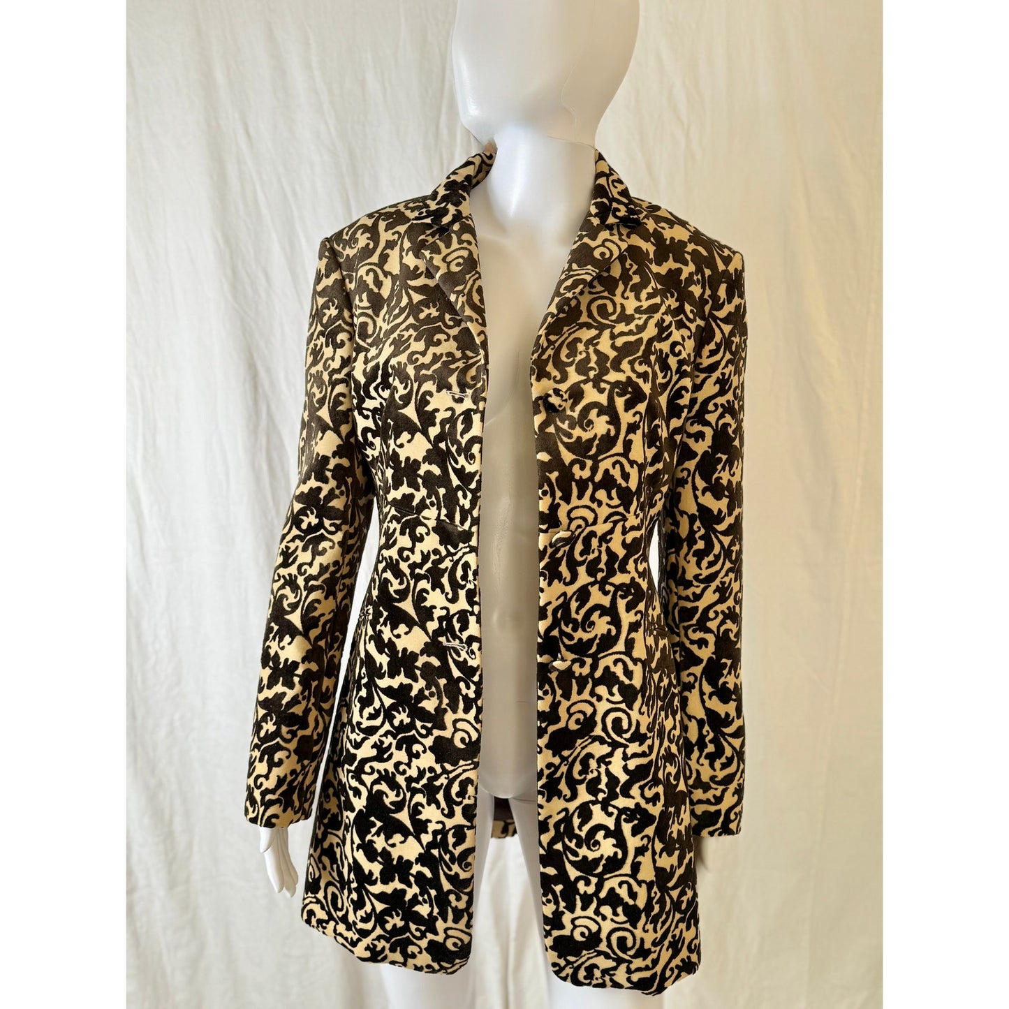 Y2K Roberto Cavalli vintage silk blouse size X