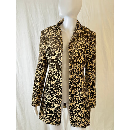 Y2K Roberto Cavalli vintage silk blouse size X