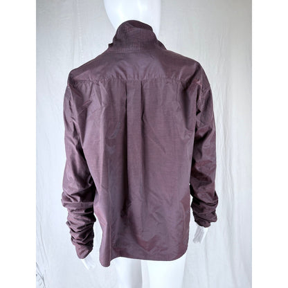 Iconic 1993 blouse with scarf collar and ruched sleeves IT40