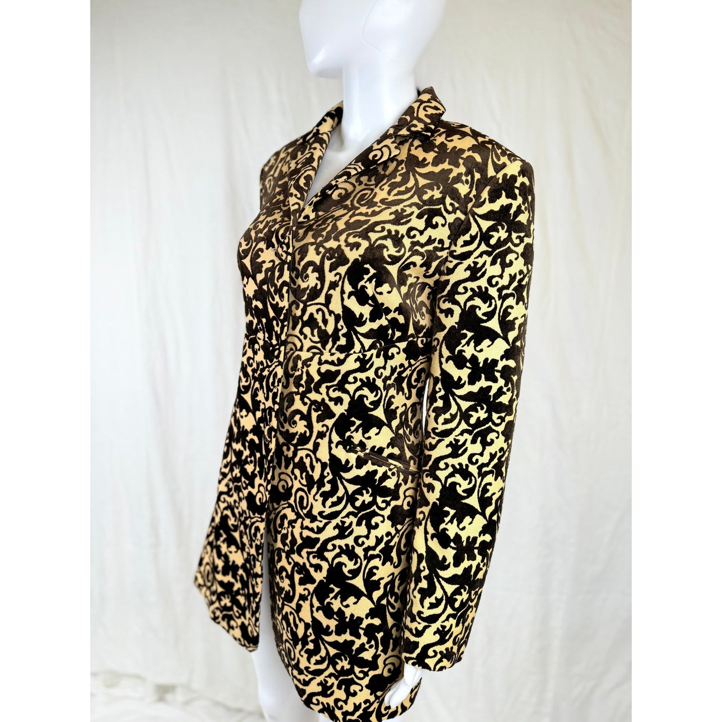 Y2K Roberto Cavalli vintage silk blouse size X