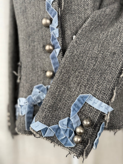 Grey tweed Moschino Cheap and Chic Blazer