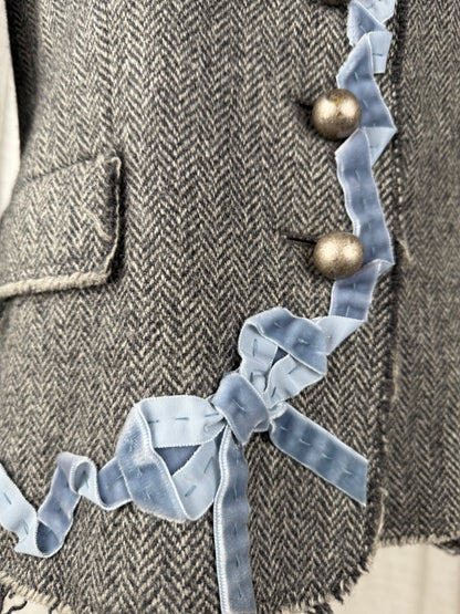 Grey tweed Moschino Cheap and Chic Blazer