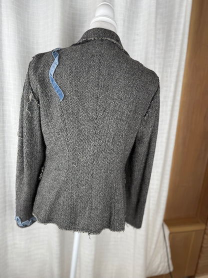 Grey tweed Moschino Cheap and Chic Blazer