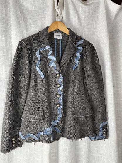 Grey tweed Moschino Cheap and Chic Blazer