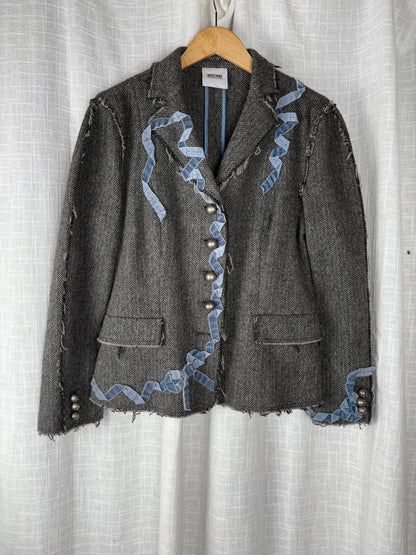 Grey tweed Moschino Cheap and Chic Blazer