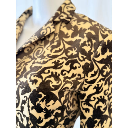 Y2K Roberto Cavalli vintage silk blouse size X